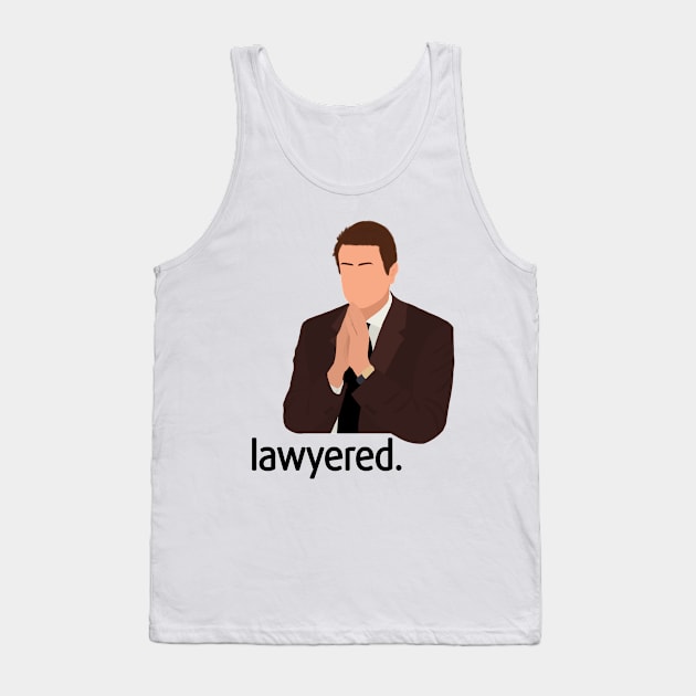 How I Met Your Mother Marshall Eriksen Lawyered Tank Top by senaeksi